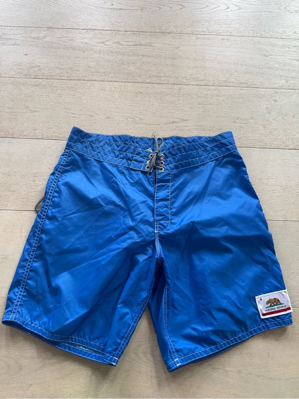 Birdwell Beach Britches Board Shorts Mens 34 USA Made California patch